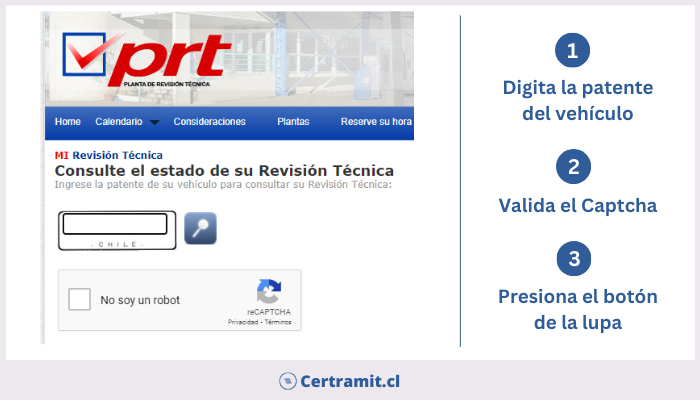 buscar revisión técnica por patente paso 1