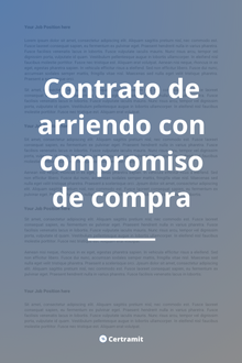 contrato arriendo compromiso compra descargar