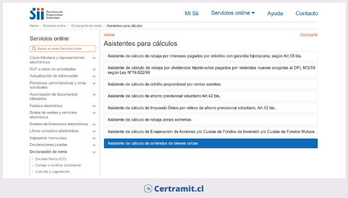 declarar ingresos por arriendo 3