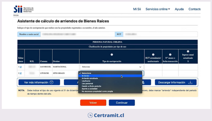 declarar ingresos por arriendo 5