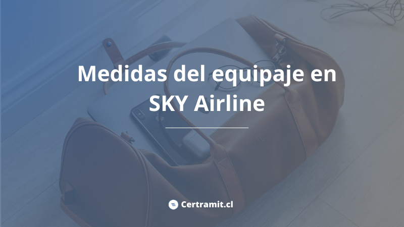 medidas equipaje sky airline