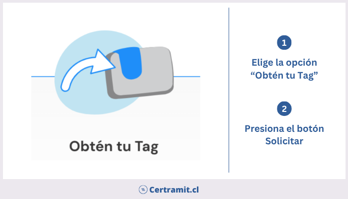 paso a paso para sacar tag a domicilio en autopista central paso 1